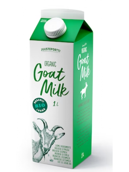 Органическое козье молоко Juustoportti Organic Goat Milk UHT 1л