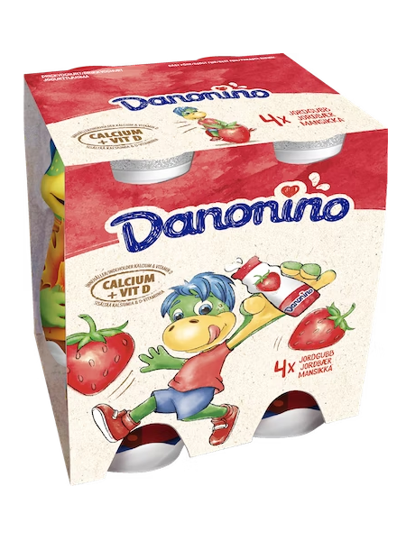 Напиток Danone Danonino клубничный йогуртовый 4х100г