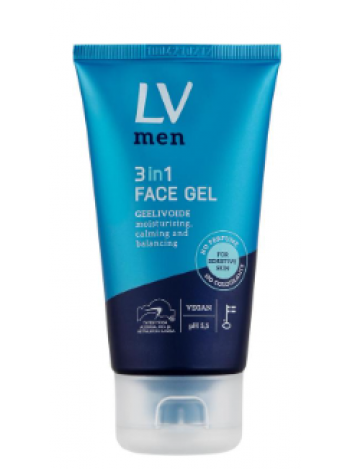 Гель-крем для мужчин LV Men 3in1 Face gel geelivoide 75мл