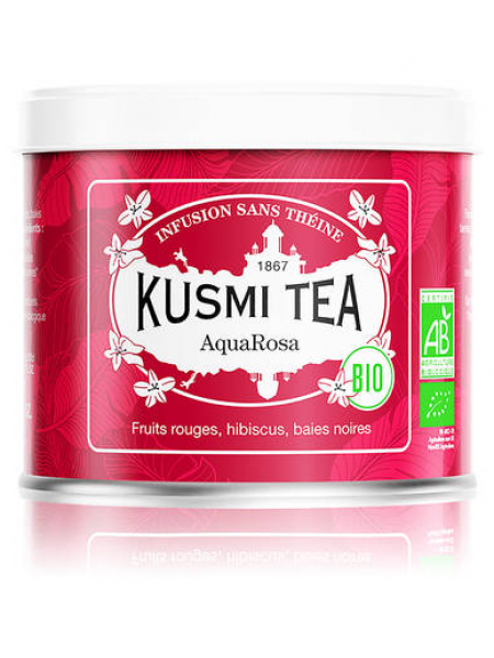 Чай органический рассыпной AquaRosa Kusmi Tea 100г в ж/б