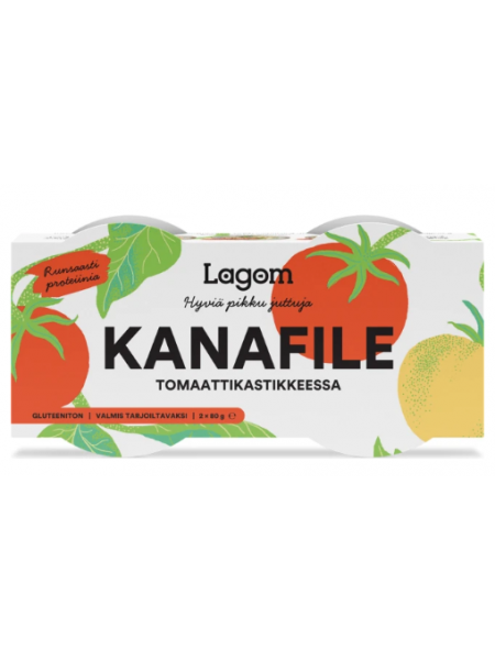 Куриное филе в томатном соусе Lagom Kanafile tomaattikastikkeessa 2x80г