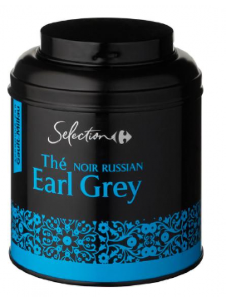 Чай черный Carrefour Selection Earl Grey Black Tea 100г в п/б