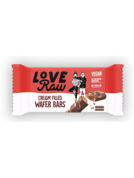 Вафельный батончик Love Raw cre&m filled wafer bar 43 г
