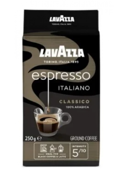 Кофе молотый Lavazza Espresso Classico 250 г в мягкой упаковке