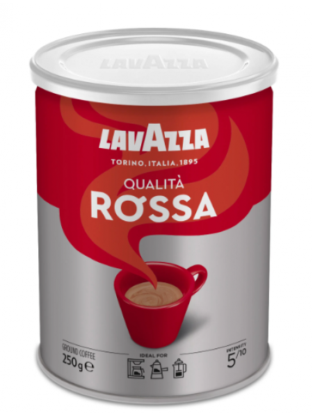 Кофе молотый Lavazza Qualita Rossa 250г в ж/б