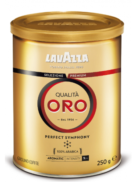 Кофе молотый Lavazza Qualita Oro 250г в ж/б