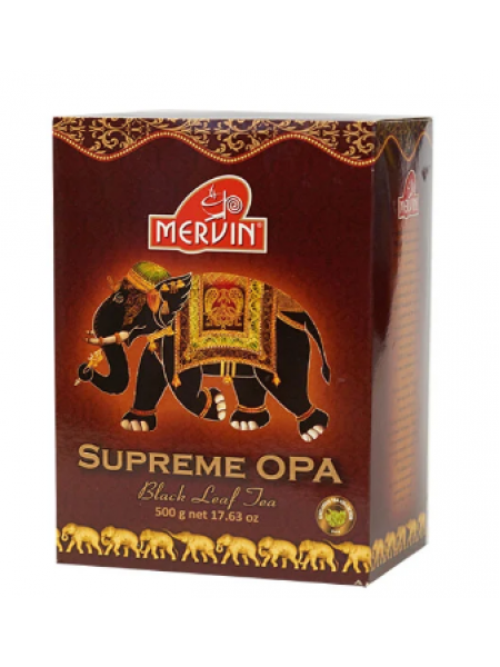 Чай черный цейлонский рассыпной Mervin Supreme Ora 500г