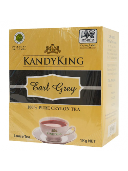 Чай черный рассыпной Kandy King Earl Grey 1кг