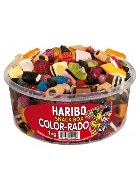 Жевательные конфеты Haribo Color Rado Jelly 1 кг ассорти