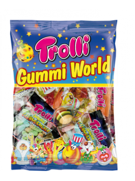 Ассорти жевательных конфет Trolli Gummi World 230г