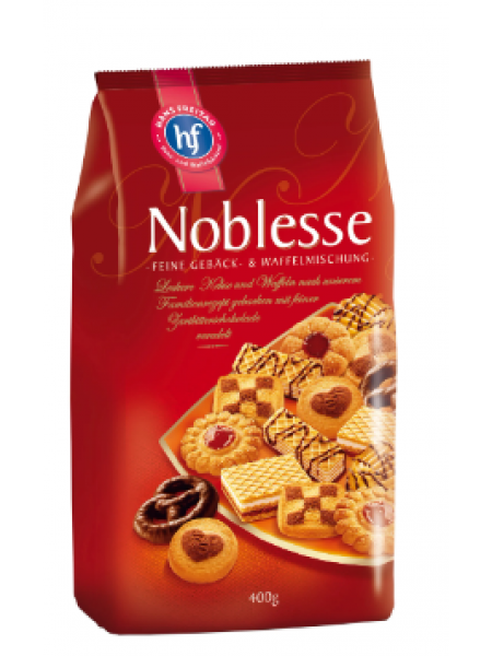 Ассорти из печенья и вафель Hans Freitag Noblesse 400г красная пачка