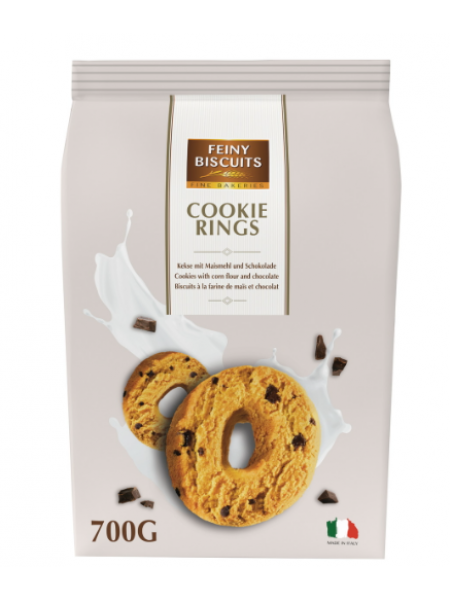 Печенье с шоколадной крошкой Feiny Biscuits Cookie Rings 700 г