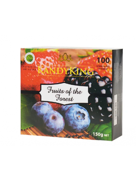Чай в пакетиках с лесными ягодами Kandy King 1,5г х 100шт