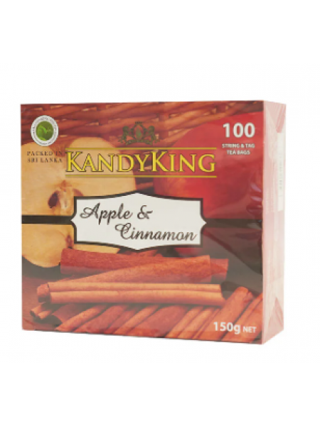 Чай в пакетиках с яблоком и корицей Kandy King 1,5г х 100 шт