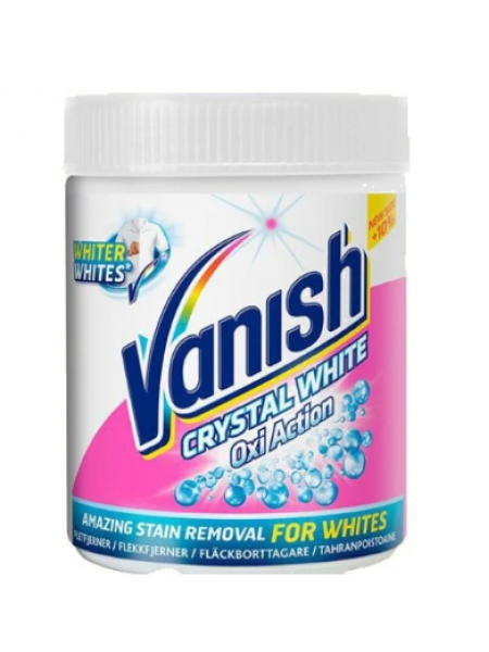 Пятновыводитель Vanish Oxi Action Crystal White 1100г для белого
