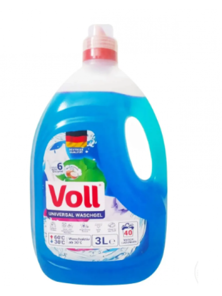 Жидкий стиральный порошок Voll Universal washing liquid 3л