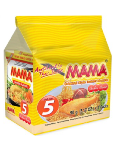 Куриная лапша быстрого приготовления Mama Kanamakuinen Nuudeli 5х90г