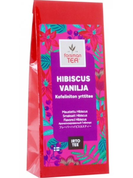 Чай с гибискусом и ванилью Forsman Tea Hibiscus Vanilla Herbal Tea 60 г