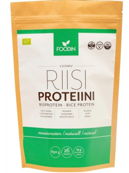 Рисовый протеин Foodin Riisiproteiiini 650г