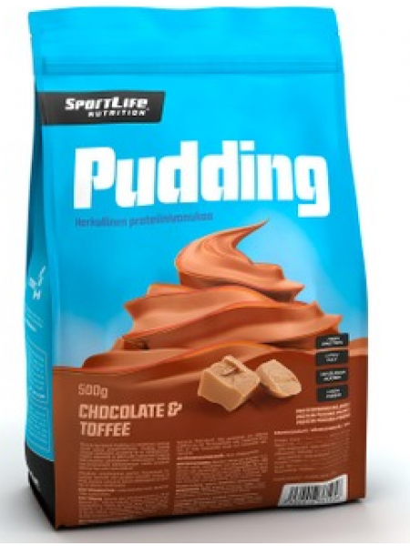 Протеиновый пудинг с шоколадом и ириской Sportlife Nutrition Pudding 500г