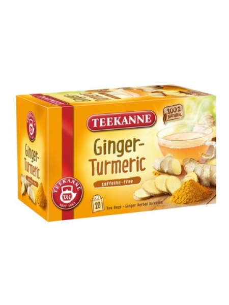 Травяной чай Teekanne Ginder Turmeric 20X1,75г со вкусом имбиря и куркумы