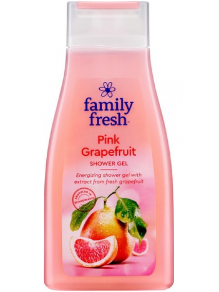 Гель для душа Family Fresh Pink Grapefruit 500 мл с экстрактом грейпфрута